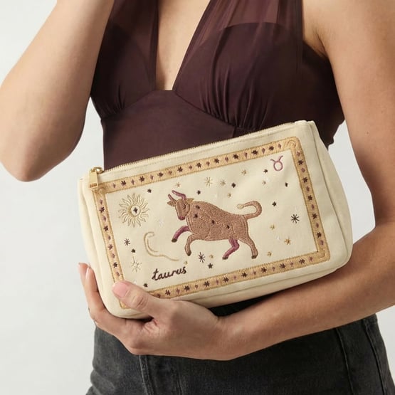 Zodiac Taurus Glam Bag