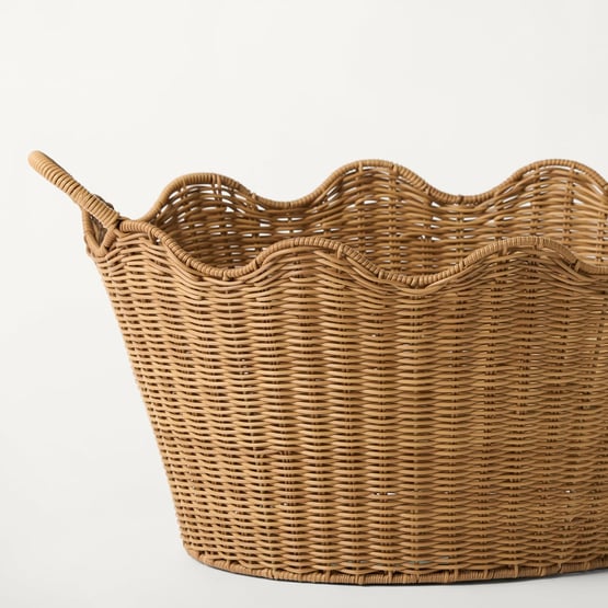 Elka Natural Wash Basket
