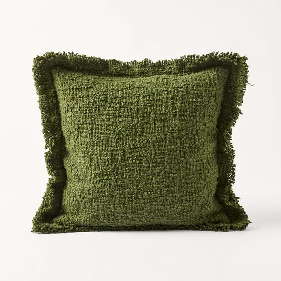 Leiden Chive Boucle Cushion