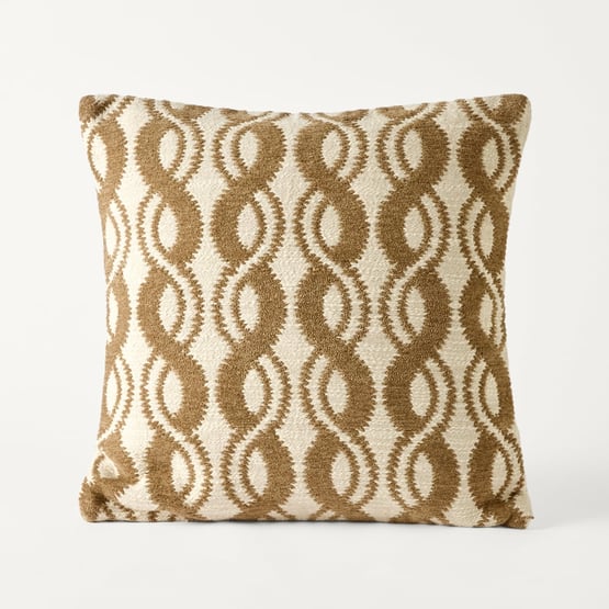 Mira Natural Chain Cushion