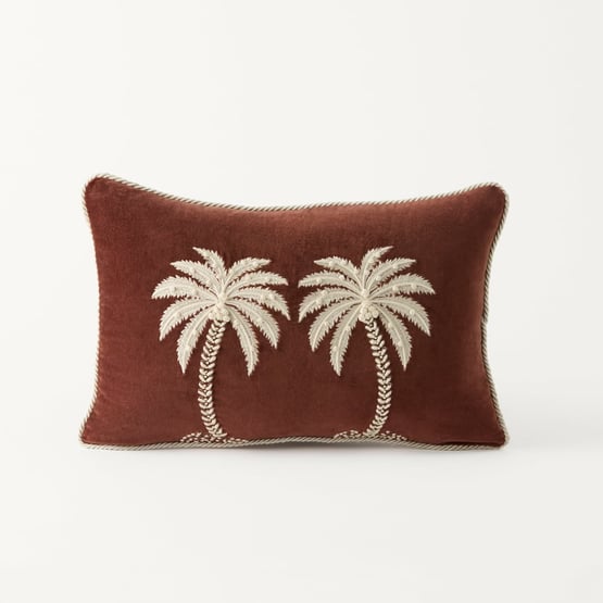 Majesty Palm Coffee Cushion