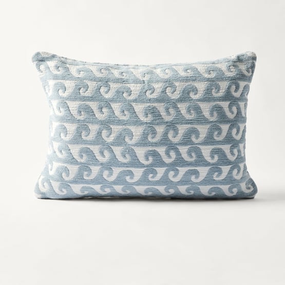 Barrel Blue Wave Cushion