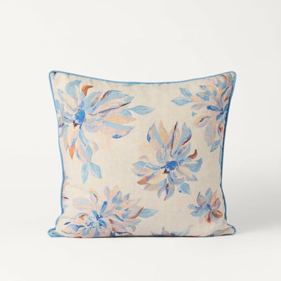 Solene Summer Sky Floral Cushion