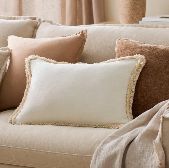 Yeva White Cushion