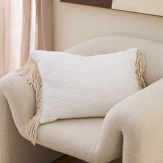 Parker Off White & Natural Cushion 