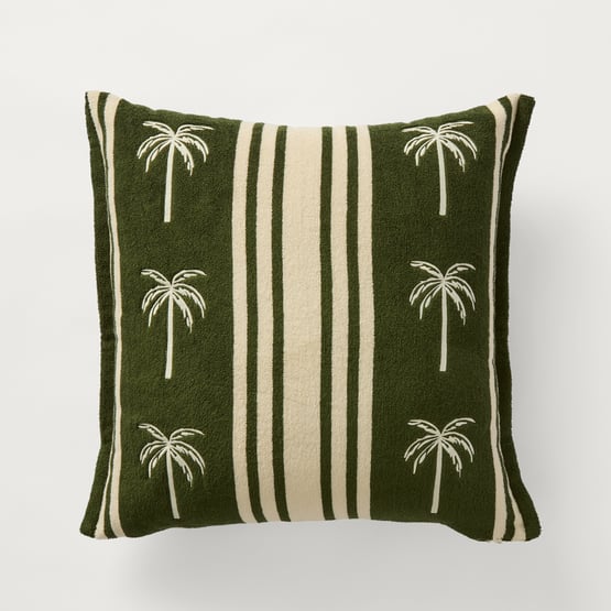 Jervis Green Terry Outdoor Cushion