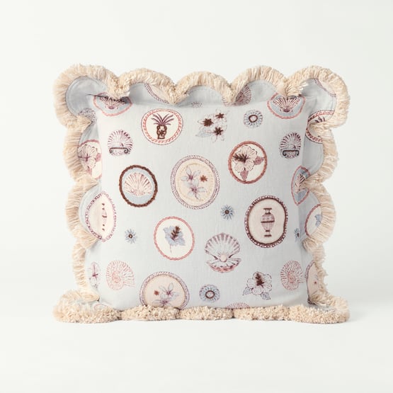 Island Drift Blue Cushion 
