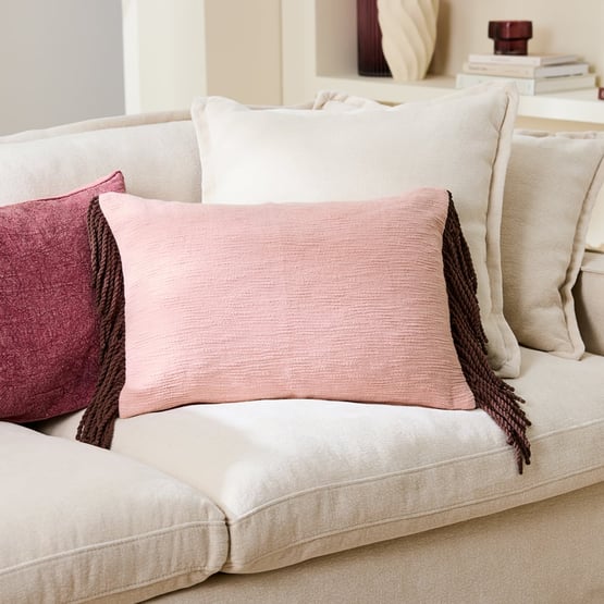 Parker Pink & Chocolate Cushion 