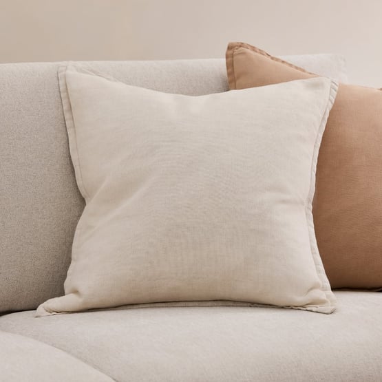 Belgian Linen Vintage Washed Linen Cushion