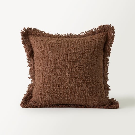Leiden Umber Boucle Cushion