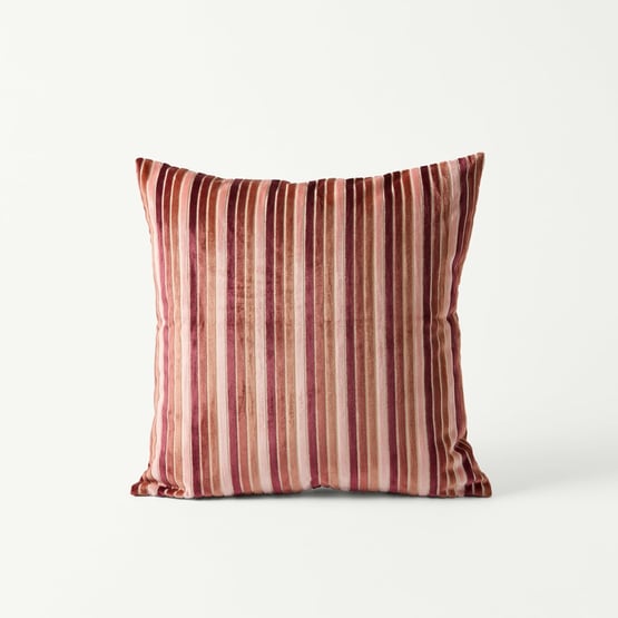 Etro Cedar Stripe Velvet Cushion