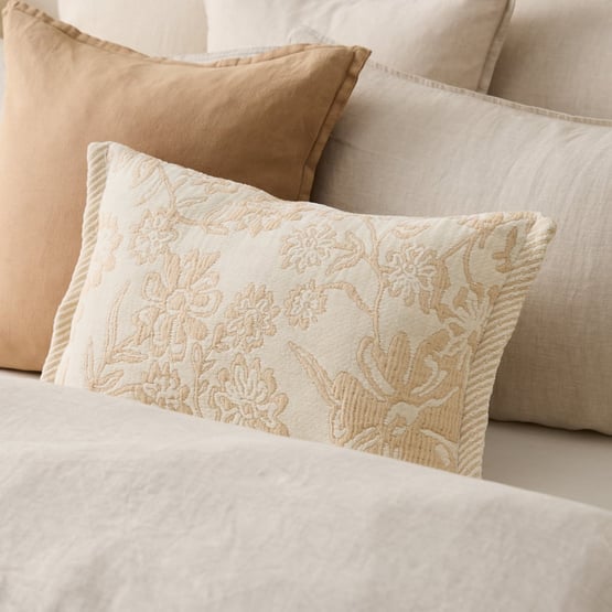 Pippa Pebble Floral Cushion