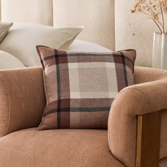 Highlands Mocha Australian Wool Cushion