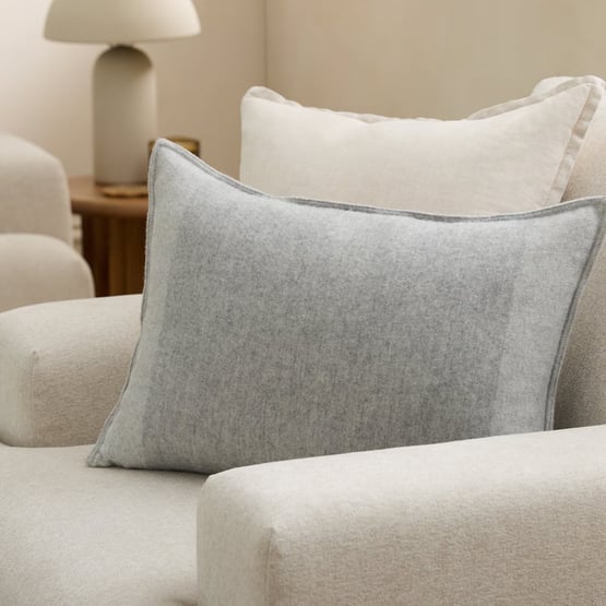 Tablelands Australian Wool Grey Long Cushion