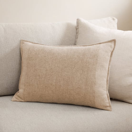 Tablelands Australian Wool Winter Wheat Long Cushion