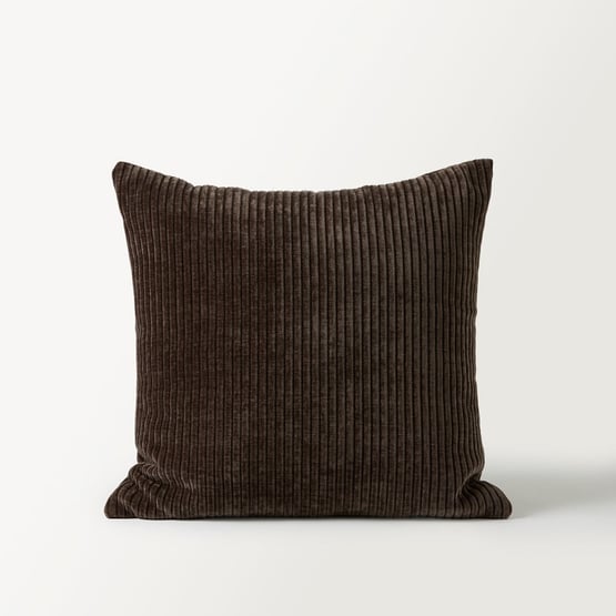 Rosedale Corduroy Espresso Cushion