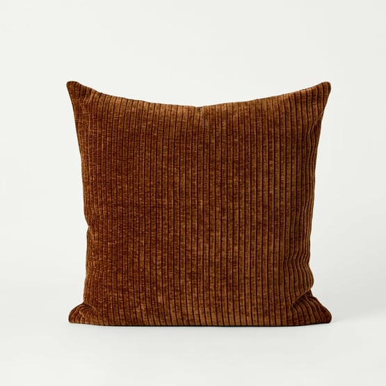 Rosedale Corduroy Rust Cushion