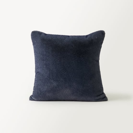 Zurich Bluestone Recycled Fur Cushion