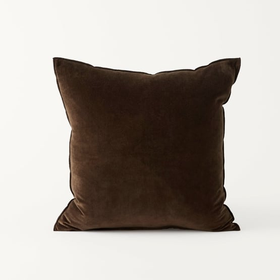 Fenton Velvet Espresso Cushion