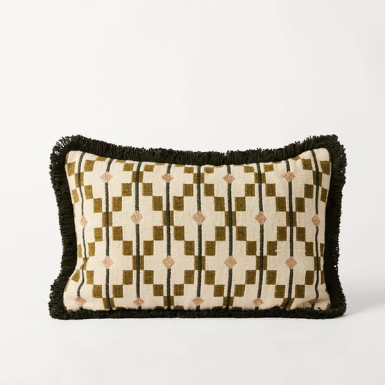 Alazne Olive Cushion