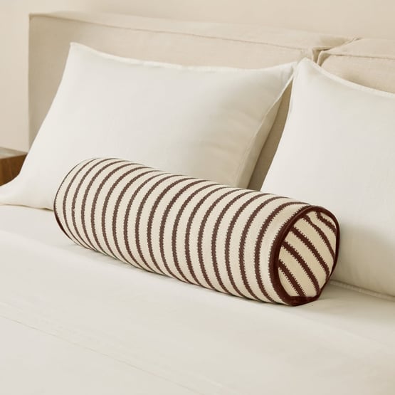 Basix Chocolate Bolster Cushion