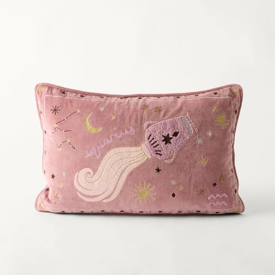 Zodiac Aquarius Cushion
