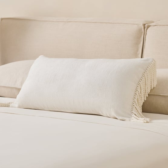 Annabelle Off White Bolster Cushion