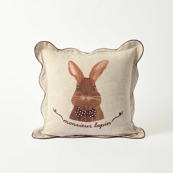 Monsieur Lapin Easter Bunny Cushion
