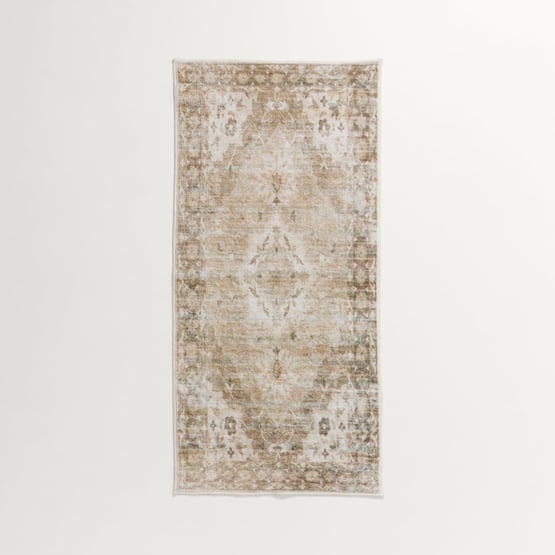 World's Softest Parisa Green Washable Indoor Runner