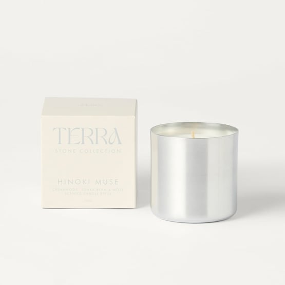 Terra Grey Hinoki Muse Candle Refill 250g