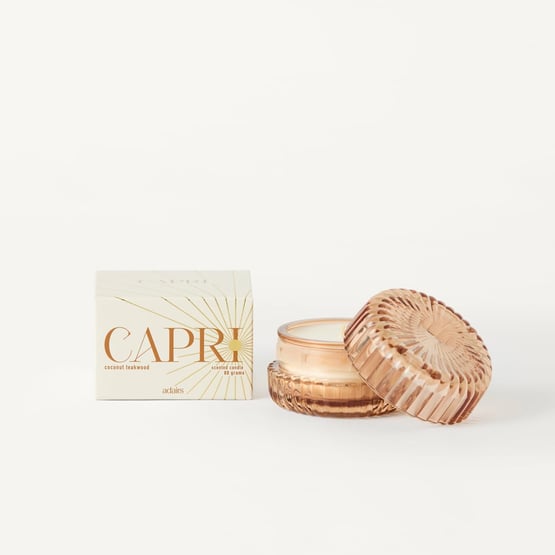 Capri Coconut Teakwood  Candle Natural Natural