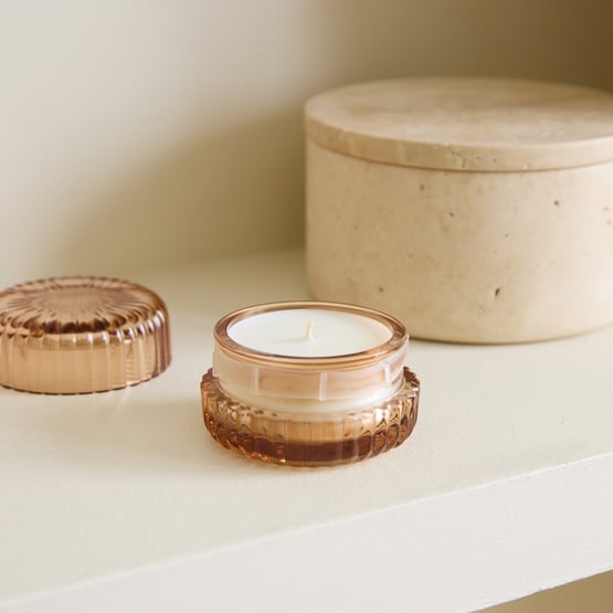 Capri Natural Coconut Teakwood Candle 80g