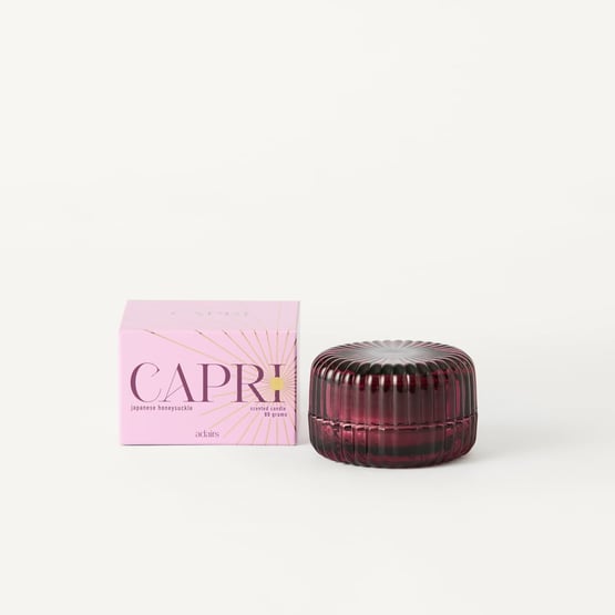 Capri Japanese Honeysuckle Berry Candle 80g