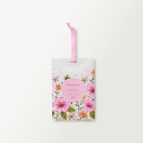 Bouquet Pink & Green Fragrance Sachets Set of 4