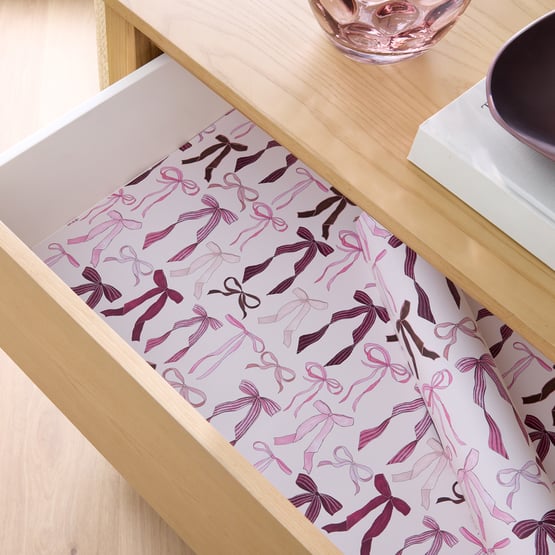 Sparkling Pomegranate Burgundy & Pink Scented Drawer Liners Set of 6