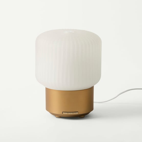 Sense Halo Frosted Glass White Ultrasonic Diffuser