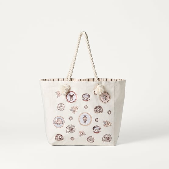 Island Drift Natural Tote Bag