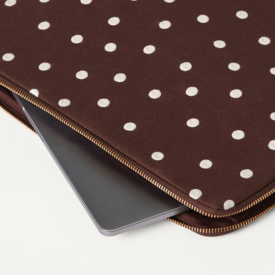 Polka Dot Chocolate Laptop Cover