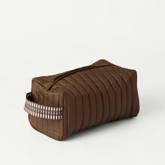 Bodhi Chocolate Washable Cosmetic Bag