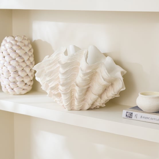 Marine Life Clam Statue