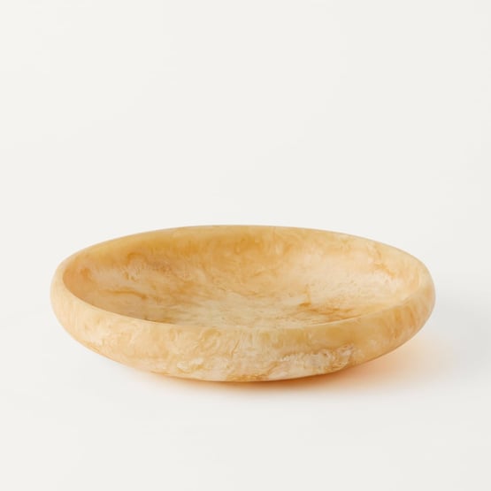 Arto Caramel Resin Large Bowl