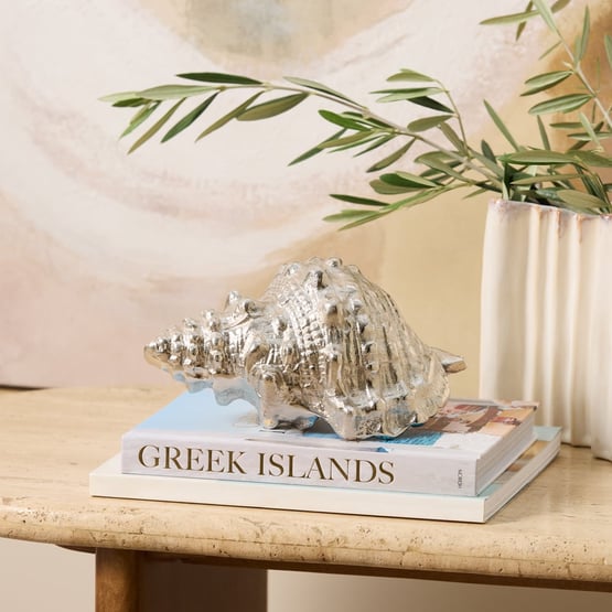 Shell Silver Sculpture