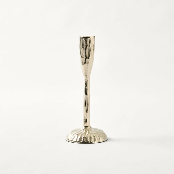 Mateo Silver Candle Holder