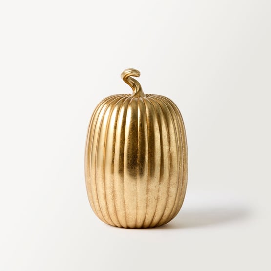 Halloween Gold Pumpkin