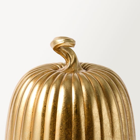 Halloween Gold Pumpkin