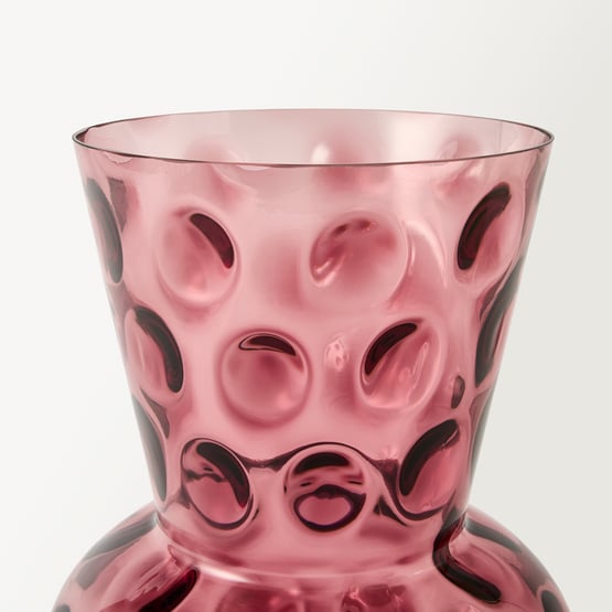 Poppy Burgundy Spot Large Vase