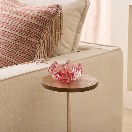Arki Pink Small Glass Bowl