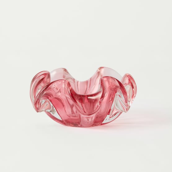 Arki Pink Small Glass Bowl