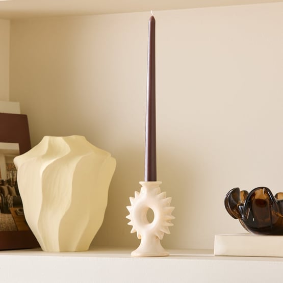 Soleil Natural Small Candle Holder