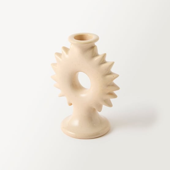 Soleil Natural Small Candle Holder